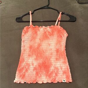 Abercrombie Kids Coral Smocked Camisole